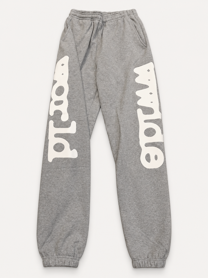 Sp5der Worldwide Grey Beluga Sweatpants