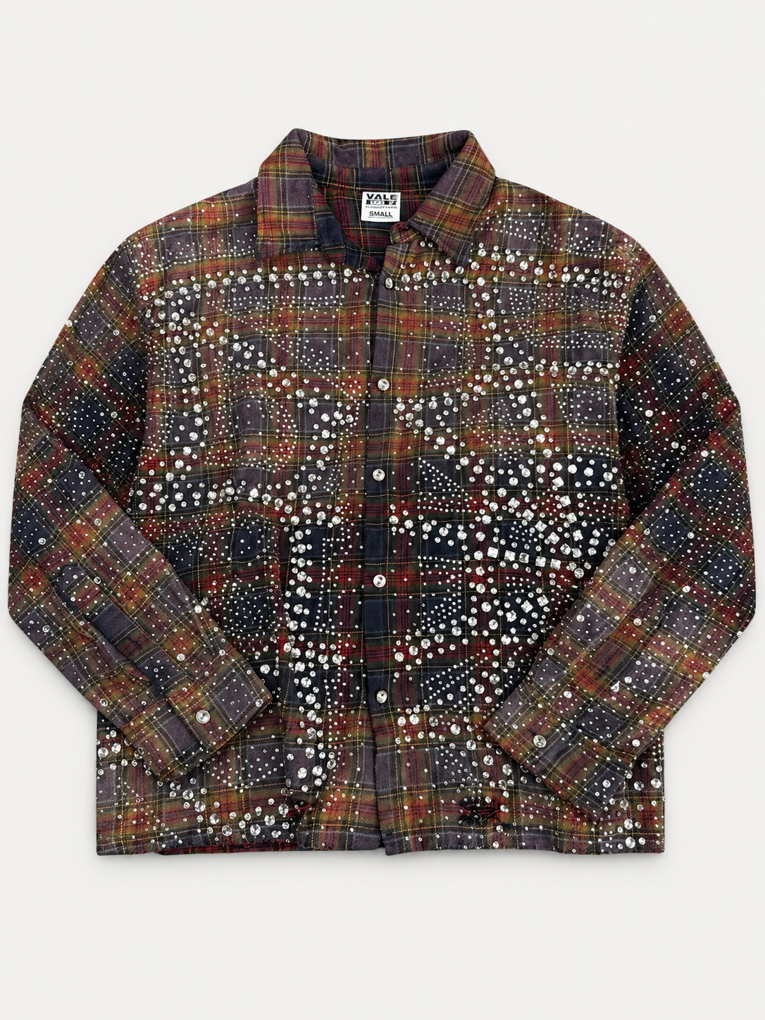 Vale Forever Full Crystal Stone Brown Red Flannel