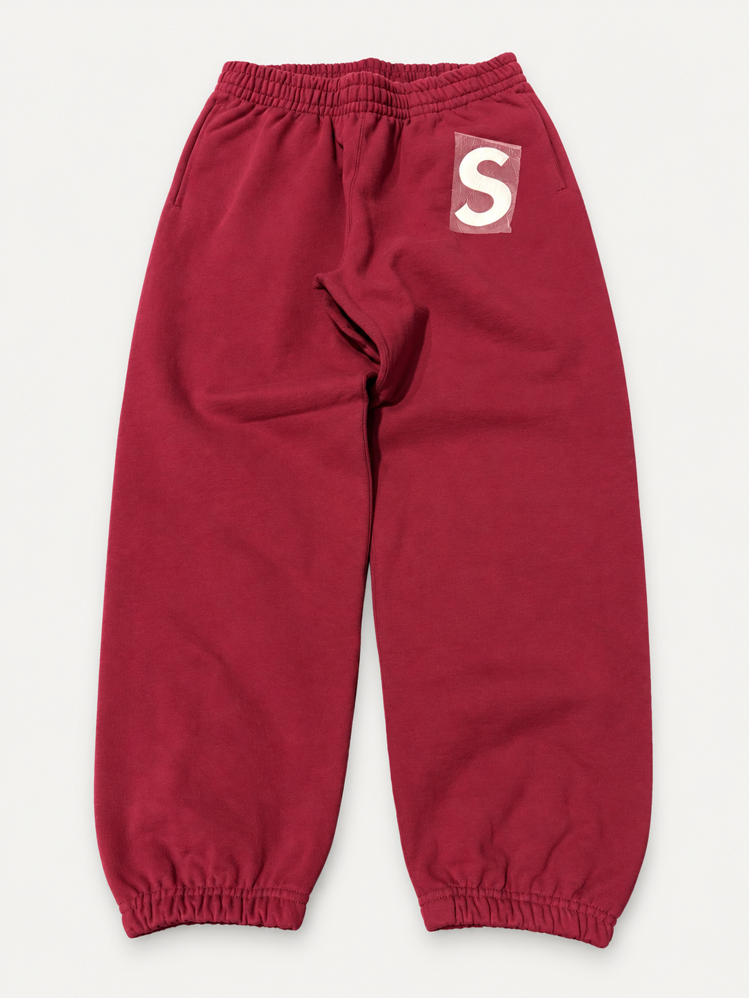 Supreme S Logo Red Sweatpants SS25