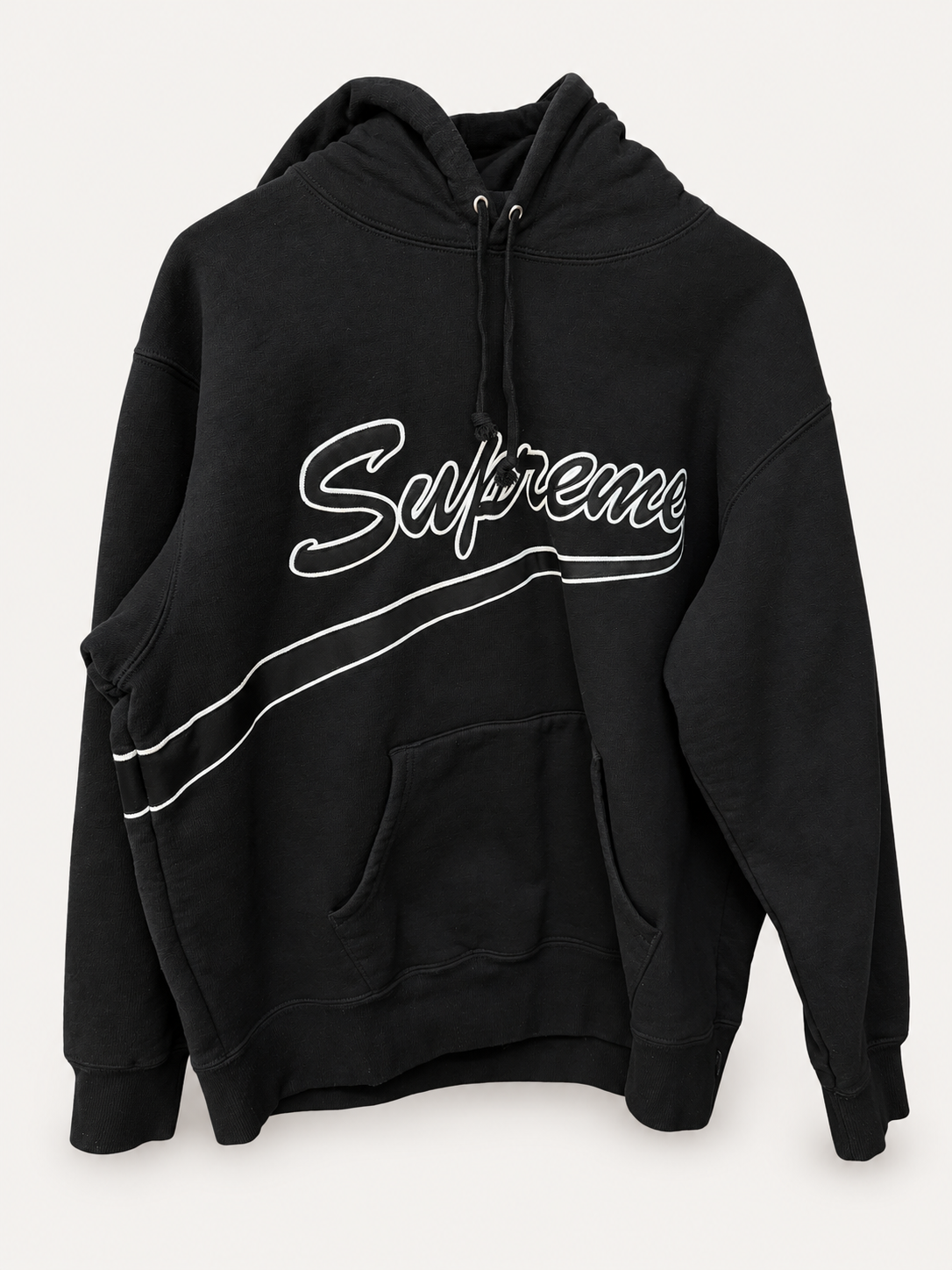 Supreme Black Pullover Hoodie