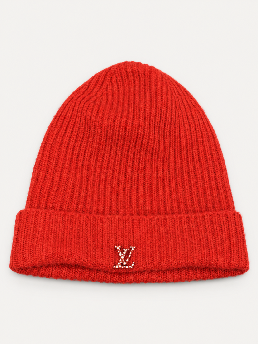 Louis Vuitton Red Knit Beanie Unisex Box