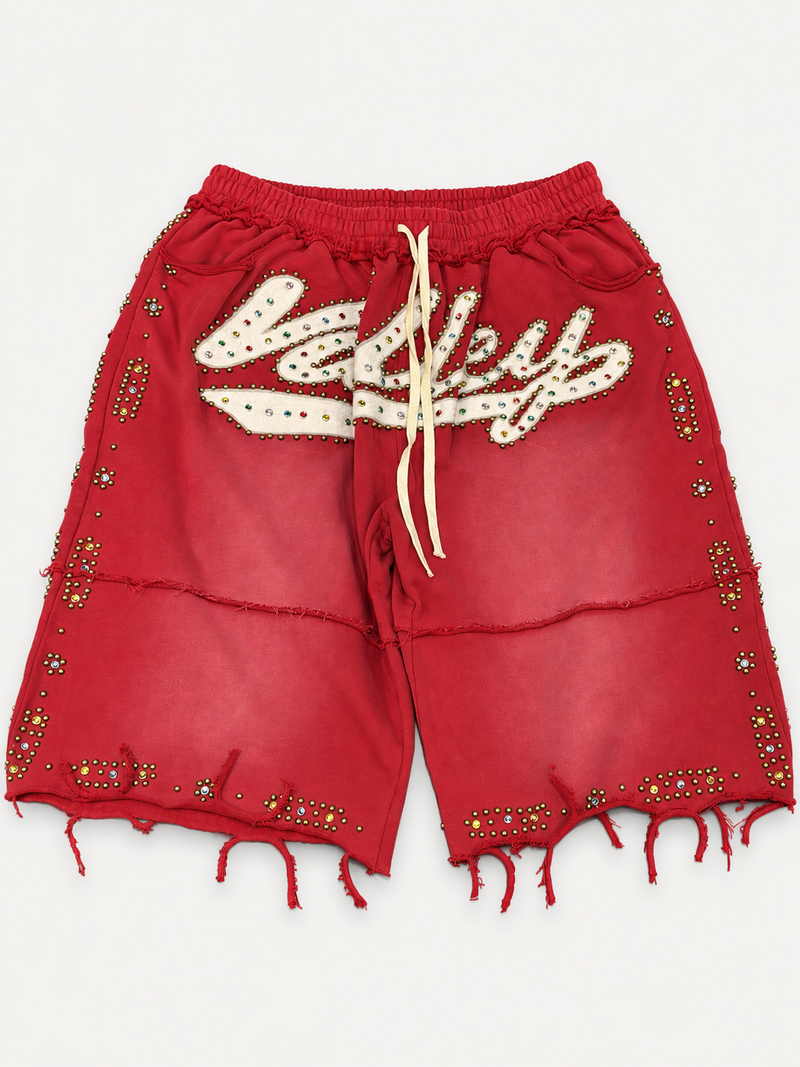 Vale Forever Red Valley Dreams Three Quarter Shorts