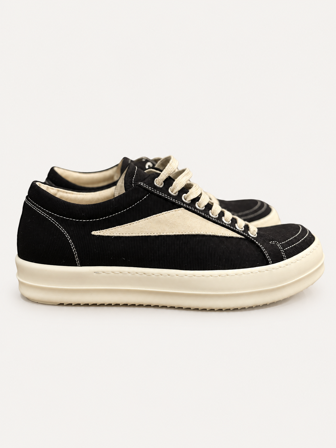 Rick Owens DRKSHDW Vintage Low Black Milk