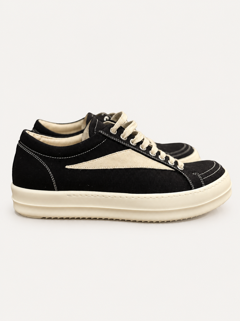 Rick Owens DRKSHDW Vintage Low Black Milk