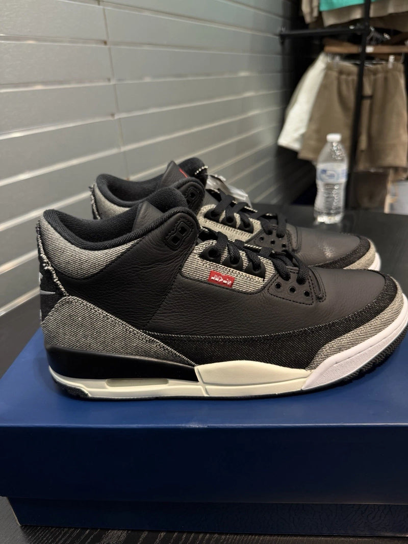 Jordan 3 Levi's Black