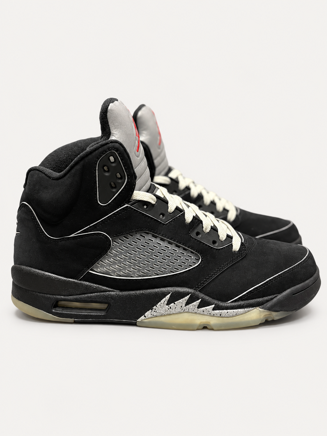 Jordan 5 Black Metallic Reimagined 2025 secondary studio view
