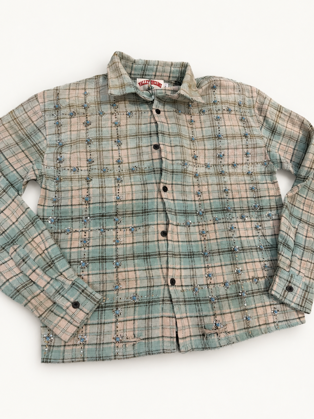 Vale Forever Blue Crystal Stone Flannel