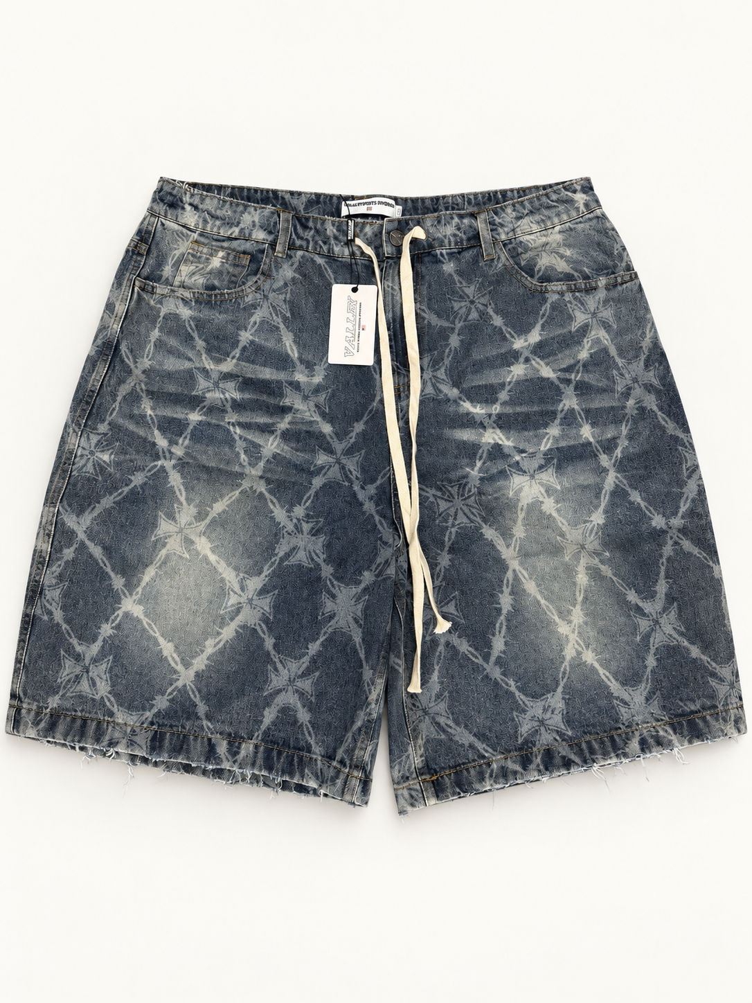 Vale Forever Blue Wire Denim Shorts